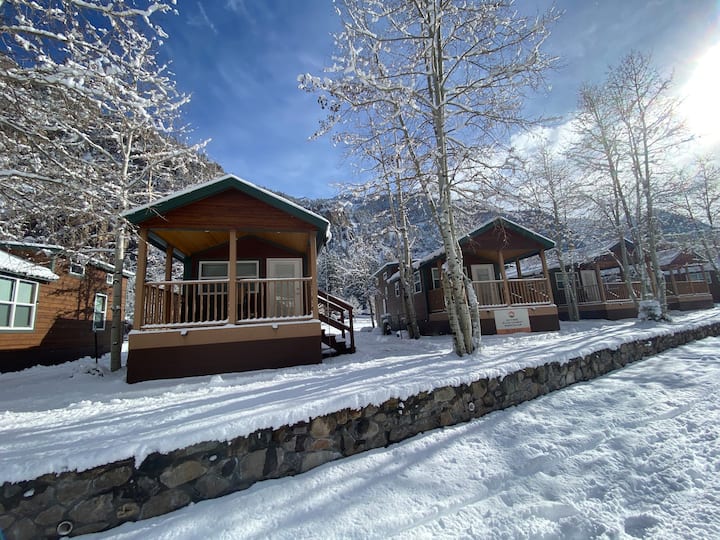 Riverfront Deluxe Cabin F - Hot Tub Access - Ouray, CO