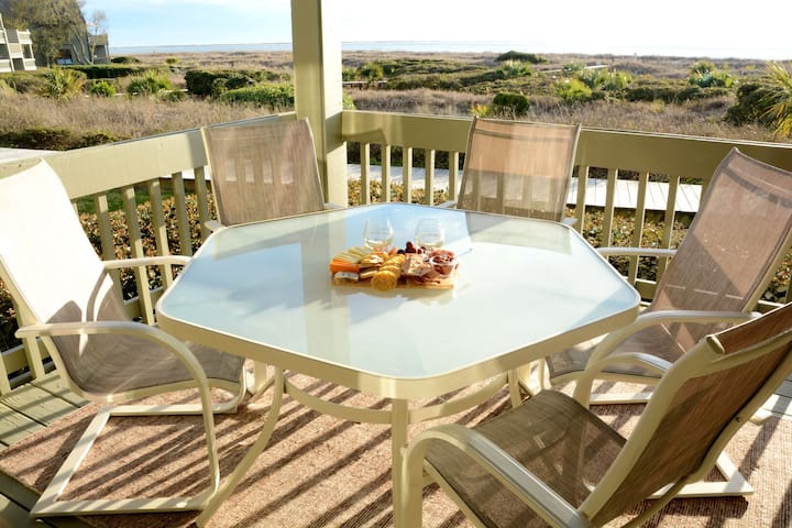 Delightful, 3-bedroom Oceanfront Updated Villa - Immaculate Views With Amenity Access - Johns Island, SC