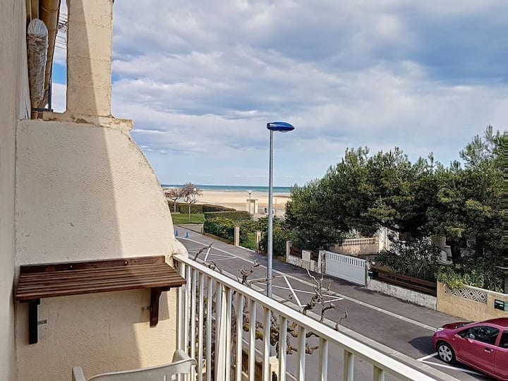 Appt T3 Balkon-meerblick- 50 M Vom Strand Unten Saint Pierre La Mer - Saint-Pierre-la-Mer