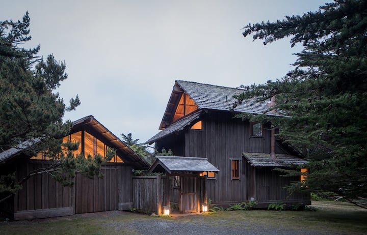 Hinoki House Built By Japanese Master Artisan Featured In Sunset Magazine - Mendocino, CA