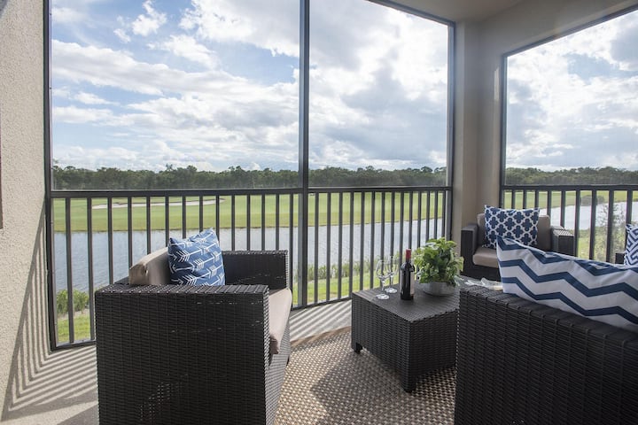 Scenic, 2nd Floor  2/bed, 2/bath With Golf & Lake View - Lakewood Ranch, FL