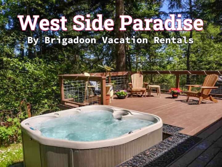 Ws Paradise: Woodsy Location, Hot Tub, Wood Stove - Port Angeles, WA