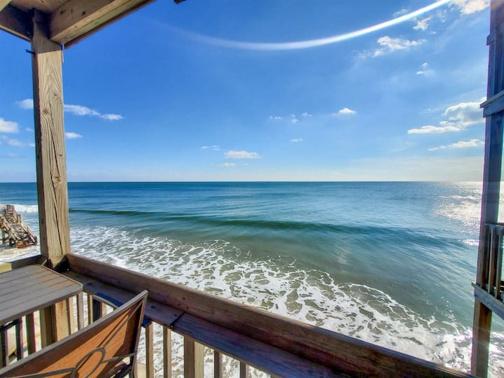 Beachfront Views! Sacred Sand Ii In Ntb - Sneads Ferry, NC