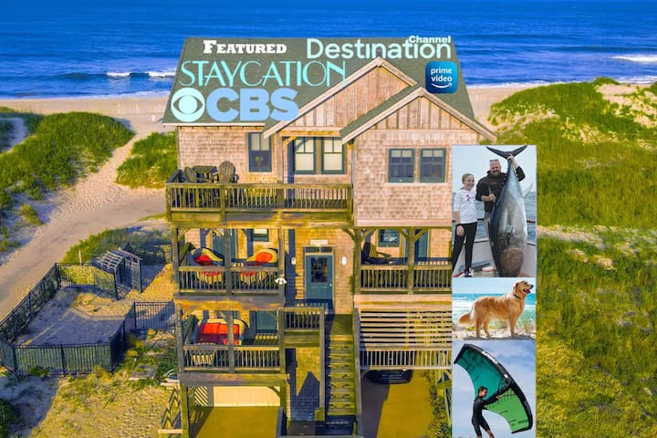 Fishing? Surfing? Dogs? 7br Solitude+private Beach - Rodanthe, NC