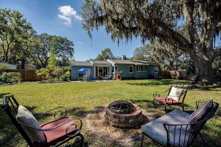 Avondale Home |Large Serene Fenced Yard |Bbq |Firepit |Swing |Fruit Tree| 10 Mins To River |Dogs Ok - Jacksonville, FL