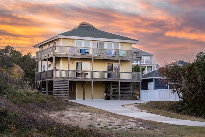 Beautiful Semi-oceanfront W/ Private Pool In Duck - Duck, NC
