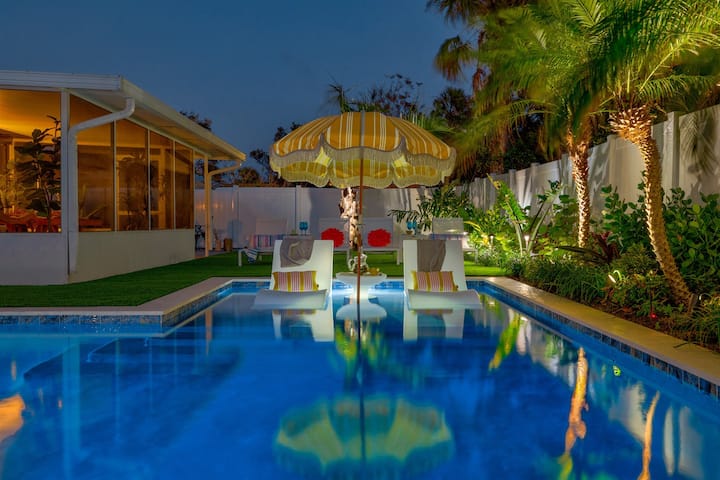Design Masterpiece With Private Heated Pool, Bocce - Neptune Beach, FL