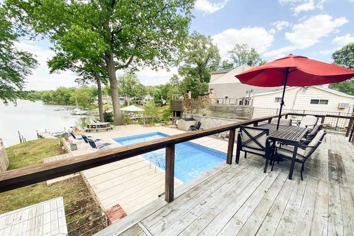 Cool Spring On The Water With A Pier And Pool! - Pasadena, MD