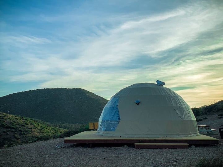 First Off-grid Geodesic Dome In Nevada! - Spring Mountain Ranch State Park, Blue Diamond