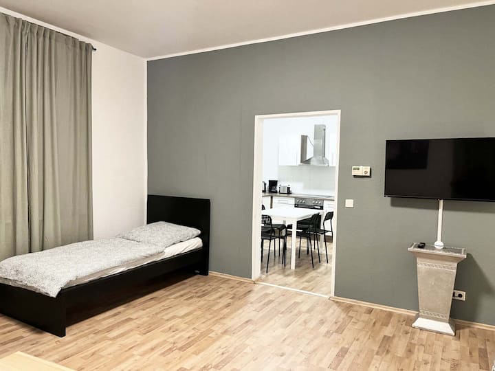 Re02 Cosy Three Room Apartment With Flatscreen Tv - Recklinghausen