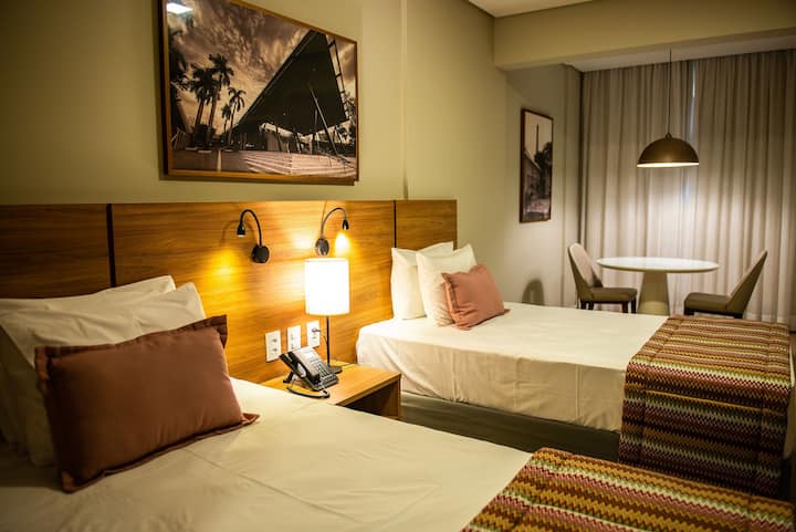 Flat Comfort Suites | A Melhor Localização | Ap415 - São José do Rio Preto