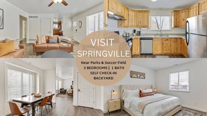 King Bed | Lots Of Parking | Open Living Room - Springville, UT