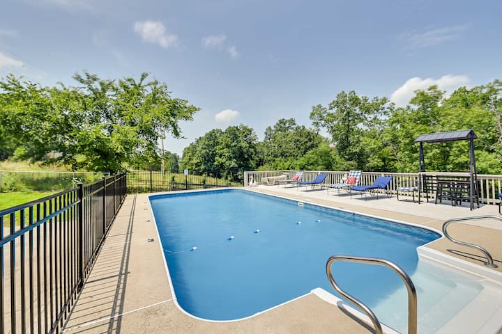 Berry Vacation Rental W/ Private Pool & Deck! - Falmouth, KY