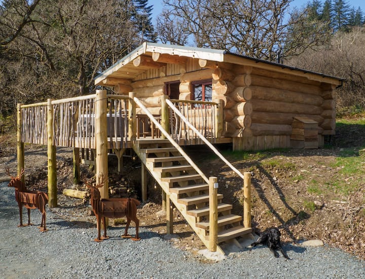 Spectacular Canadian Style Log Cabin. Pine Marten - Lochgilphead