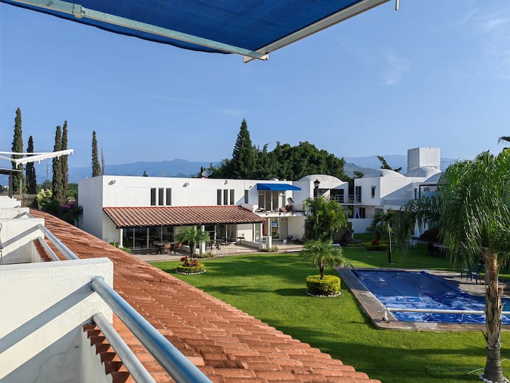 Super Agradable Casa En Villa Con Piscina. - Oaxtepec