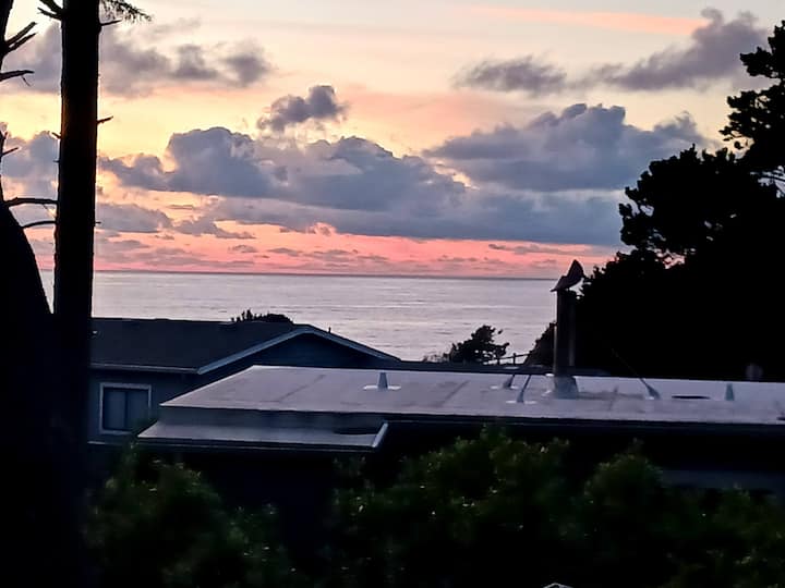 No Bad Days-pet Friendly,  Ocean View W/fireplace - Lincoln City, OR