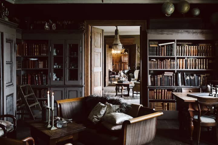 Rensow Manor House, Library Apartment - Mecklenburgische Seenplatte