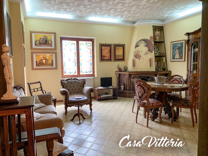 Casa Vittoria, Charming Apartment With Fireplace - Sant'Andrea Apostolo dello Ionio