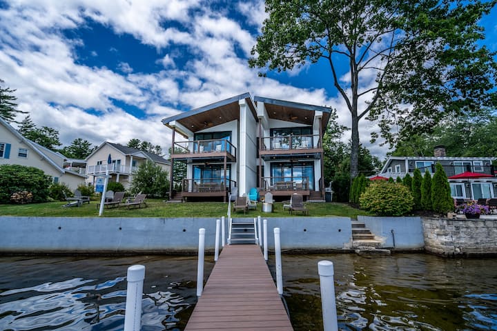 Pleasant Waters - Lakefront W/dock 3500sqft House - Belmont, NH