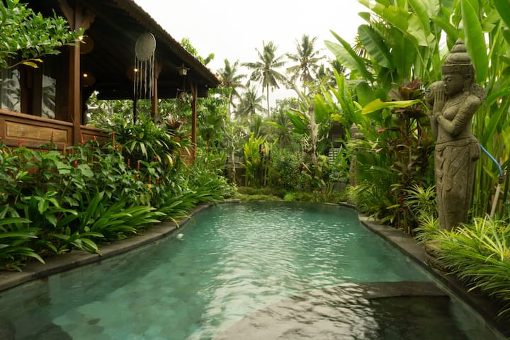Entire Joglo House With Private Pool At Ubud - 印尼