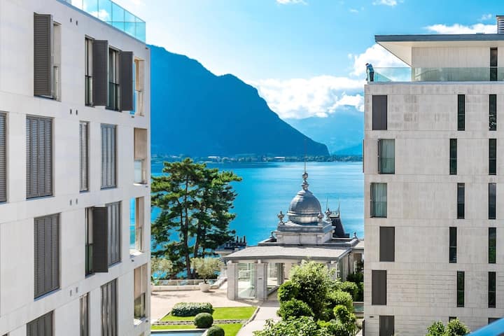 Modern Montreux 2 Bedroom Apartment - Lake View - Vevey