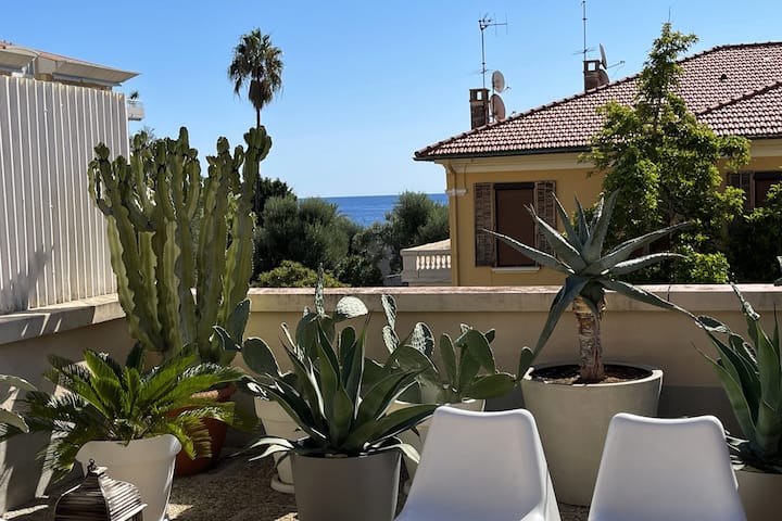 Charming Apartment With Fantastic Chill Out Terrace - Table De Mer - Roquebrune-Cap-Martin
