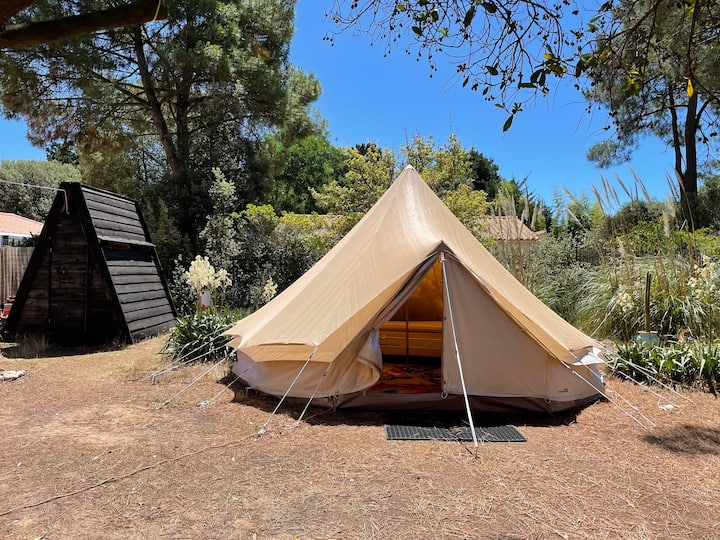 Canyon Beach Tipi Glamping~coffee~surf - Longeville-sur-Mer