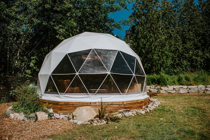 Geodesic “Barn” Dome With Spa On Beautiful Farm - Sunshine Coast