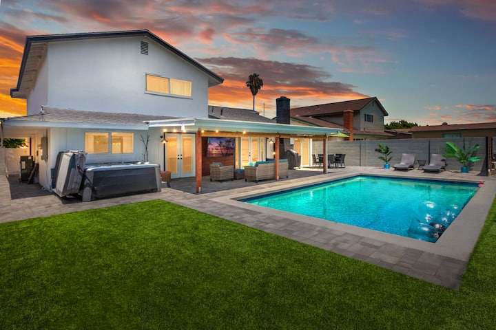 Hb Dreaming Surf City Home W/ A/c, Pool/spa - Garden Grove, CA