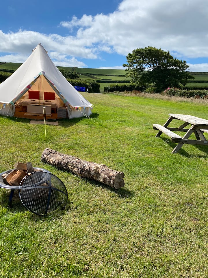 Buttercup 2: Family Bell Tent - Hope Cove