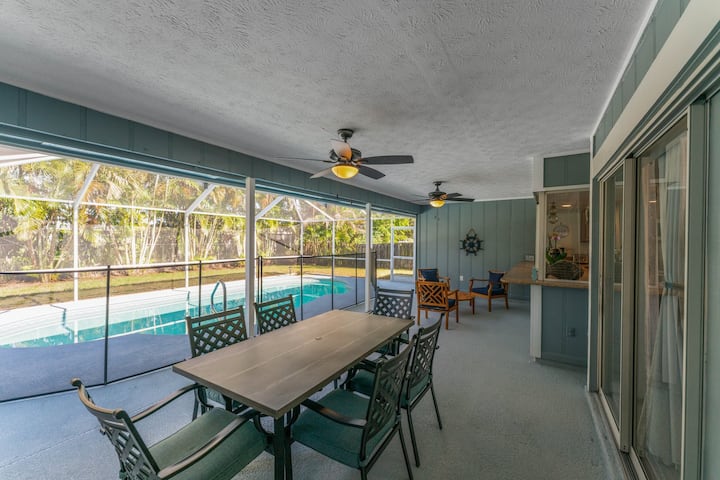New! A Tropical Delight With Private Heated Pool! - Port St. Lucie
