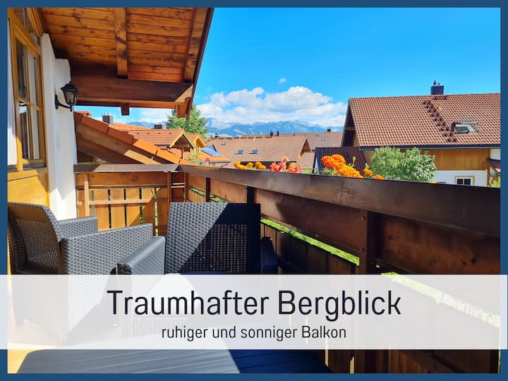 Ferienwohnung Mit Bergblick Und Ruhigem Balkon - Sonthofen