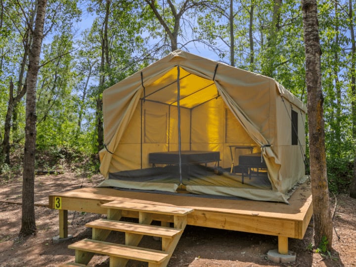Cabin Tent 3 - True North Basecamp - Crosby, MN