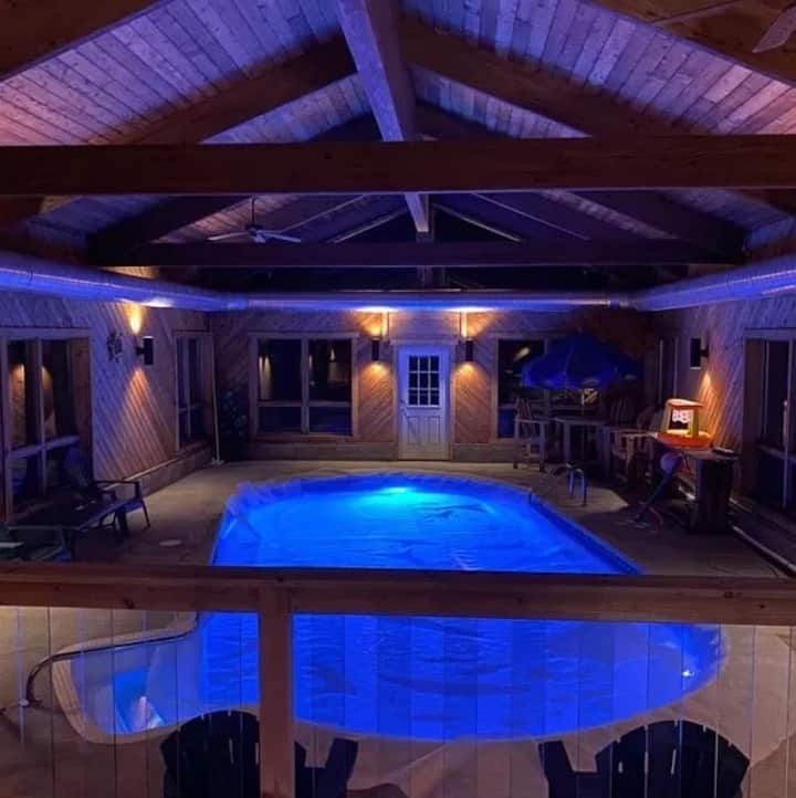 Luxury Cabin With Indoor Heated Salt Water Pool - Old Forge, NY