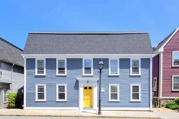 Iconic Historic Downtown Home With Patio & Parking - Manchester-by-the-Sea, MA