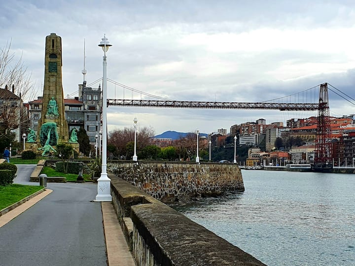 Beautiful Apartment In Getxo, View To The River - Getxo