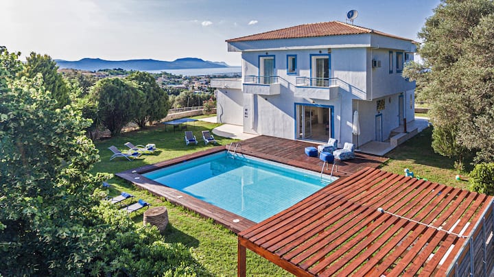 Beautiful 5bedroom Villa Big Pool, Close To Beach! - Creta