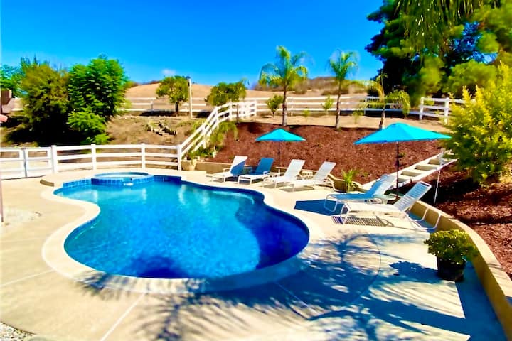 The Wine Country Ranch Retreat With Pool & Spa - Wilson Creek Winery, Temecula