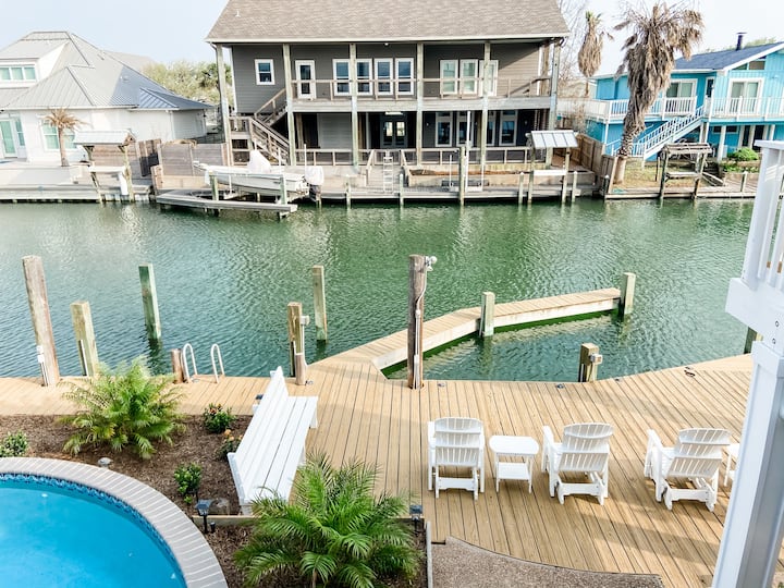 Key Allegro Waterfront Cottage With Private Pool - Rockport, TX