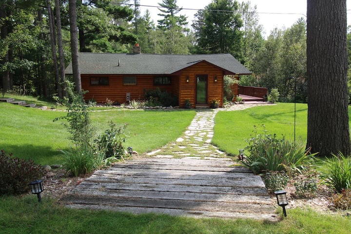 Rustic Log Cabin With Au Sable River Frontage! - Grayling, MI