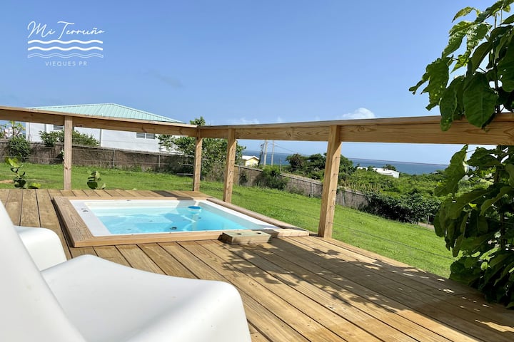 Spectacular View Private Deck Pool In Vieques - Vieques