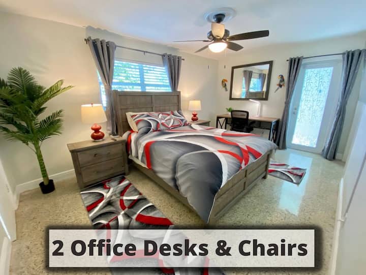 #3: Work From Home!  Two Desks & Office Chairs - Broward County, FL
