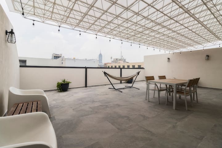 1ph Hidden Gem In Centro! Fits 10 Private Terrace - アラモス