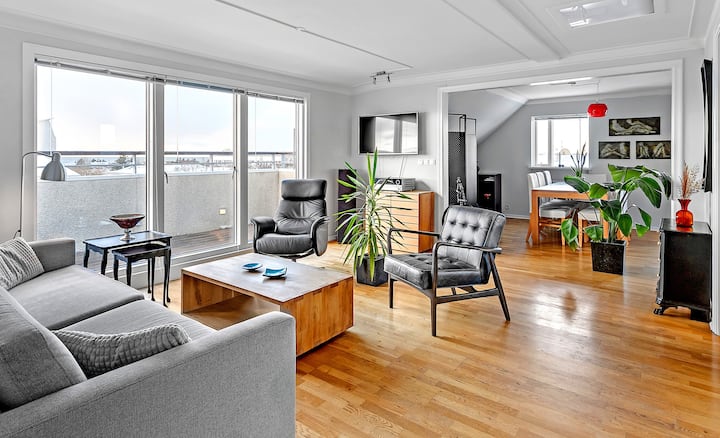 Beautiful Bright Topfloor Apartment - Reikiavik