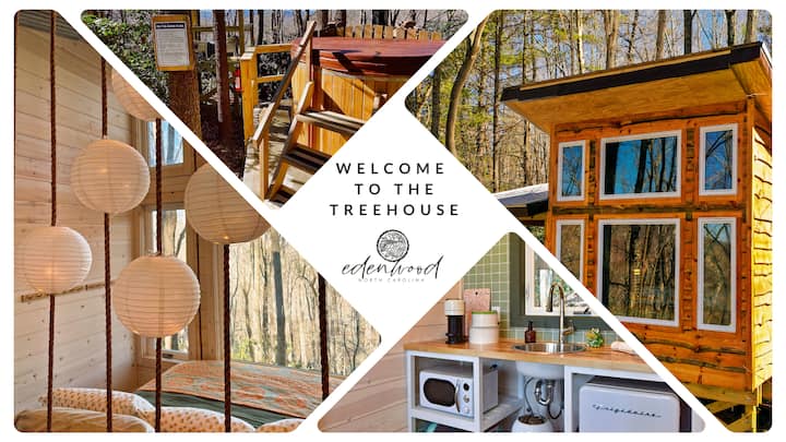 Treehouse At Edenwood|hottub+fire Pit|pet-friendly - Hendersonville, NC