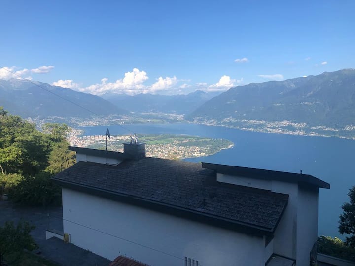 Incantevole Appartamento Con Vista Mozzafiato - Ronco sopra Ascona