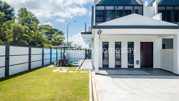 Villa With Private Pool @ Permas Jaya Johor Bahru - 盛港