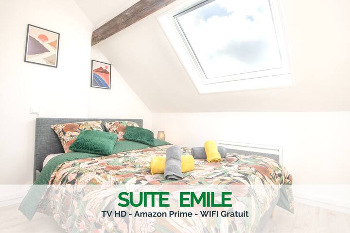 ⚜️Kasa Suite Emile⚜️#6 Amazon Prime - Tout éQuipé - Cambrai
