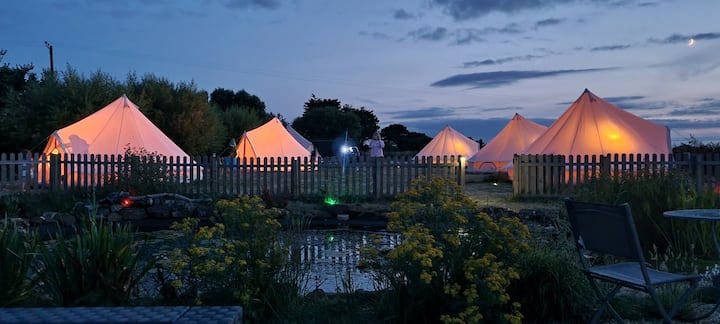 Bell Tent (Bobby) In Beautiful Farm Location - ワイト島
