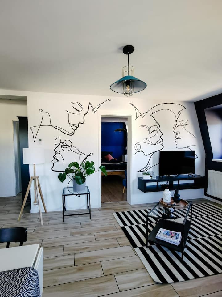 Superbe Appartement Style Art Déco Refait à Neuf - Parc Zoologique et Botanique de Mulhouse